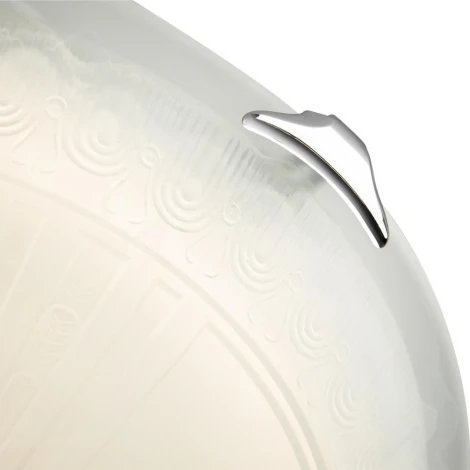 Настенно-потолочный светильник Sonex Lufe 7601/DL SNOK SN стекло/белое/хром LED 48Вт 4000K D405 IP20