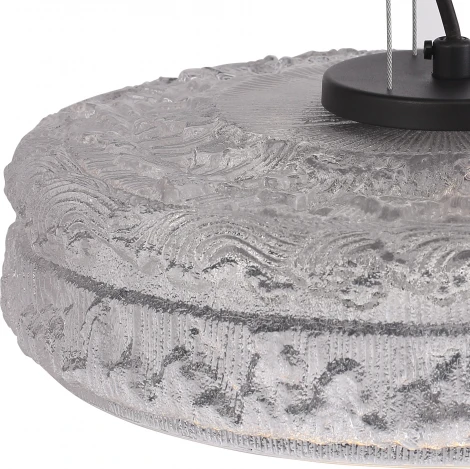 Подвесной светильник ST Luce Antike SL6143.403.01 черный/прозрачный LED 1*15W 4000K (220V, на тросе, круглые)