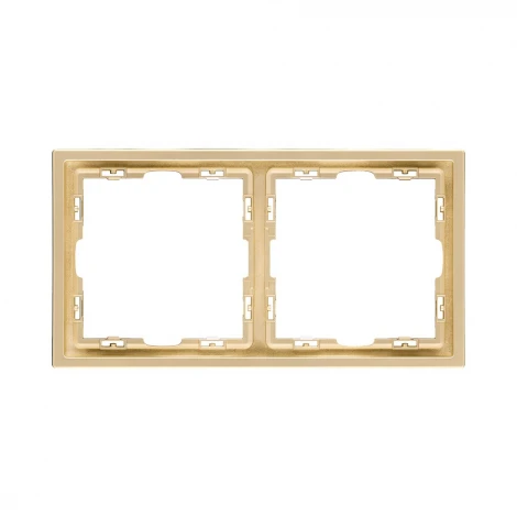 Рамка 2-постовая золотой Kollinger Eclipse EC2GD