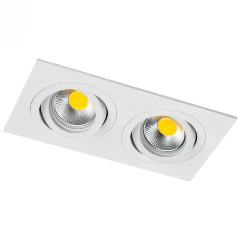 Светильник встраиваемый MR16/GU10 max 2x12Вт Lightstar Singo Base 011616