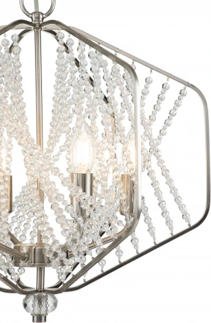 Подвесной светильник Ballo V000276 (12004/6P Nickel) (220V, на цепи)