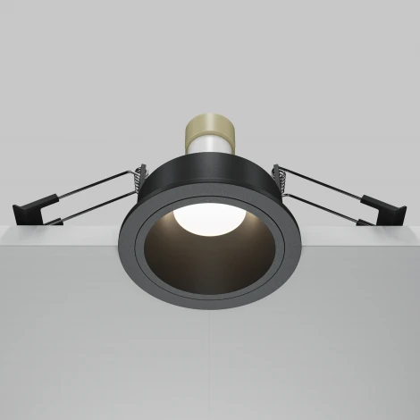 Встраиваемый светильник IP54 Maytoni Share DL126-GU10-B (220V, круглые)