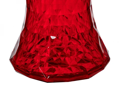 Стул-пуф Stone прозрачный серый