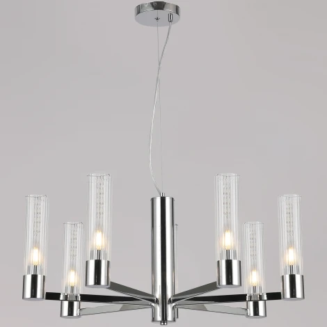 Подвесная люстра ILLUMICO IL0313-7P-79 CR (220V, на тросе)