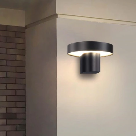 Настенный уличный светильник Favourite Grybas 4640-1W (LED, 220V, круглые, IP65)