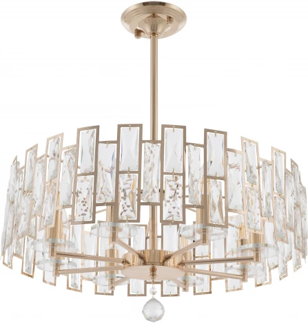 Потолочная люстра на штанге Arte Milano Sorrento-4209 374209/8/350/560 GD (220V, круглые)