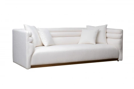 Диван трехместный GD/Toledo св.бежевый рогожка Norton Svbeg 236*97**77см Garda Decor