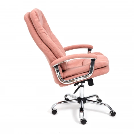 Кресло SOFTY LUX розовый (флок)