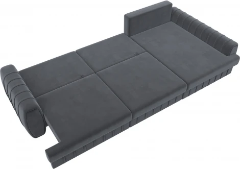 Диван угловой Лига-057 НПБ Лонг угол правый Лига Диванов (Велюр) арт.129300