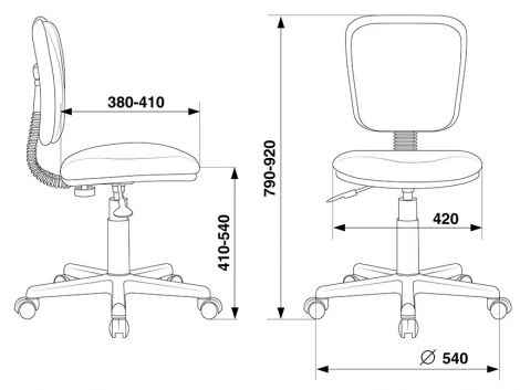 Кресло детское Бюрократ CH-204NX фиолетовый Sticks 08 крестовина пластик