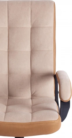 Компьютерное кресло игровое Tetchair TRENDY (Флок,Ткань/Бежевый)