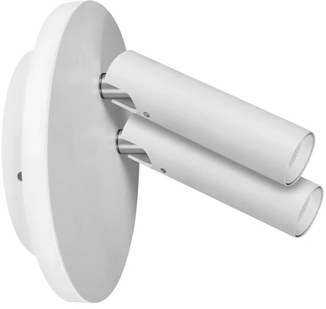 Спот настенный с подсветкой 20019 20019 20019SMA/02 LED 5Wx2+3W 4200K белый матовый
