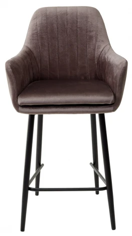 Полубарный стул Роден Blitz 06 Молочный шоколад, велюр (H=65cm)