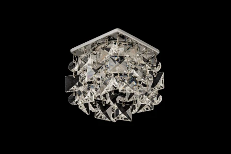 Встраиваемый светильник хрустальный Dio D'Arte Tayo Nickel GU10.5.14.8x8.102 N (220V)