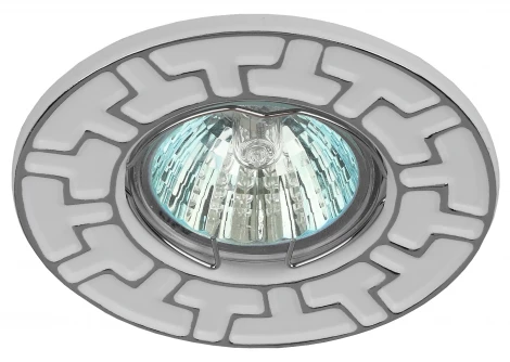 Встраиваемый точечный светильник Эра ST5 CH/WH (220V, круглые)