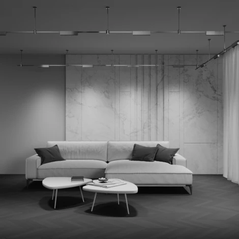 Трековый светильник магнитный Downlight 24V 12W Maytoni Points TR150-1-12W4K-M-BS (LED)