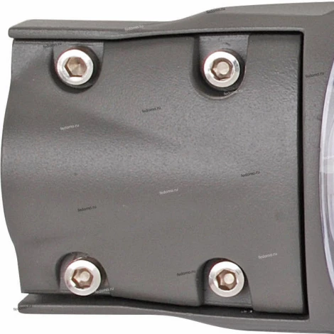 Светильник уличный консольный светодиодный Horoz, 1 плафон, серый, прозрачный