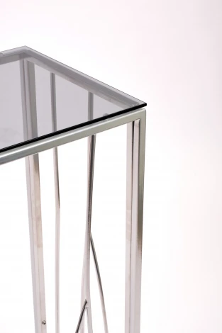 Консольный стол AllConsoles 1023-CS grey серебряный