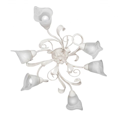 Потолочная люстра Vitaluce V3747-0/6PL (220V, цветы, листья)