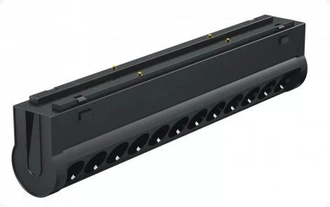 Трековый светильник магнитный 48V iLedex Vision48/25 4825-041-L209-12W-36DG-4000K-BK