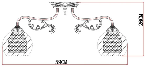 Потолочная люстра Arte Lamp Charlotte A7062PL-5WG
