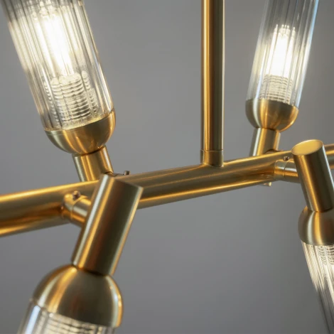 Потолочная люстра на штанге Freya Borgy FR5379PL-12G (220V)