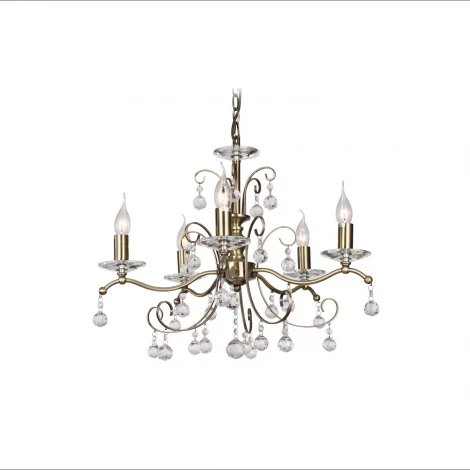 Подвесная люстра IDLamp Felisa 254/5-Oldbronze