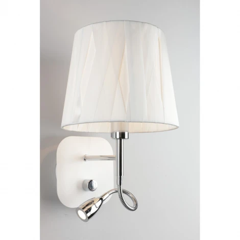 Бра на гибкой ножке для чтения Omnilux Correto OML-62501-02 (220V, выключатель)