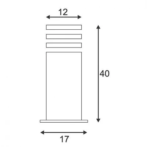 Наземный светильник Slv Rusty 229420