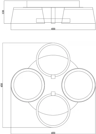 Потолочная люстра Moderli Biene V1111-CL
