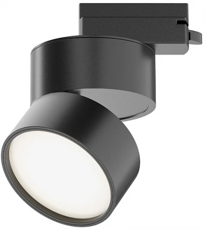 Трековый светильник однофазный 220V 12W Maytoni Onda TR007-1-12W4K-B-1 (LED, круглые)