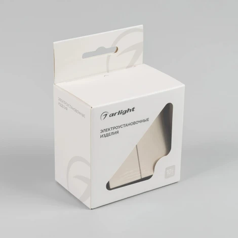 Механизм выключателя двухклавишный непроходной SWT-MK02-PL-GD-V (250V, 10A) (Arlight) 049890