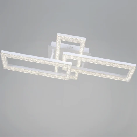 Потолочная люстра светодиодная на штанге с регулировкой цветовой температуры, яркости и ночным режимом Reluce 89560-0.3-03A WH