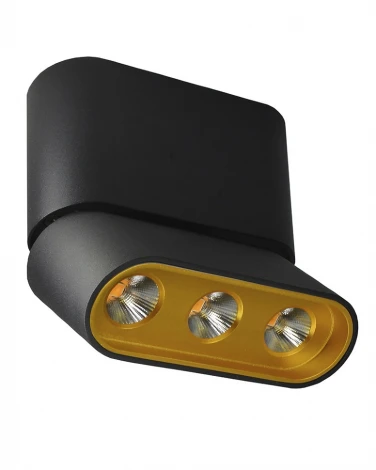 Спот Lumien Hall Фергус 8005/3CS-BK-GD