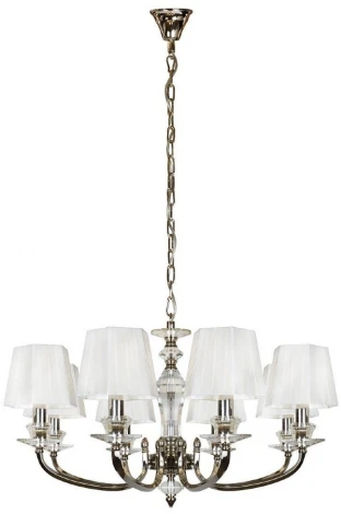 Подвесная люстра iLamp Holywood P9399-8 nic (220V, на цепи)