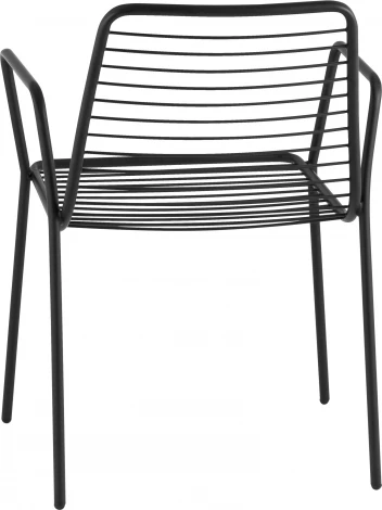 Стул с подлокотниками Дели металл черный Stool Group (арт.УТ000039267)