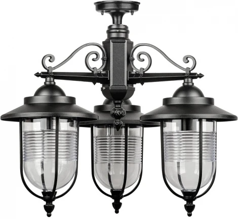 Потолочный светильник уличный Oasis Light TITAN 84770A 3 02 Bl (220V, фонарь, IP44)