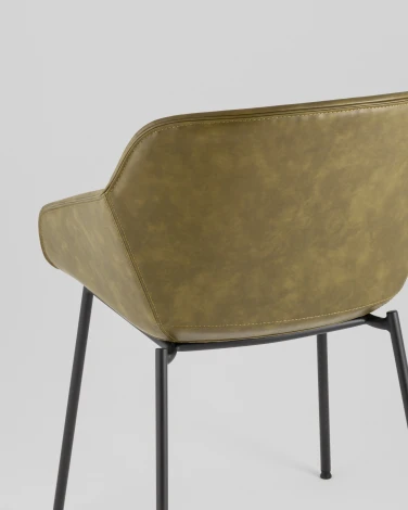 Стул Stool Group Ashby экокожа зелёный арт.УТ000040852