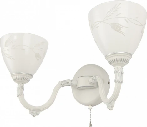 Бра с выключателем Arte Milano AM343837 347837/2W WT+SL (220V)