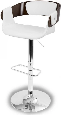 Стул барный JY1999 вишня/ белый