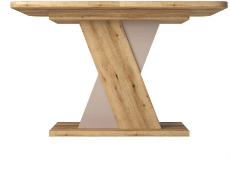 Стол раскладной Bruno (120+40) дуб эвок прибрежный/глиняный серый Top Concept 12866