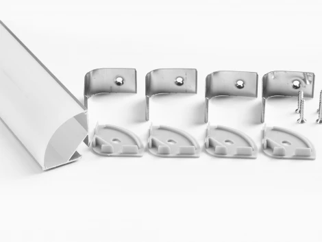 Профиль для светодиодной ленты угловой 2м LEDS POWER 008349