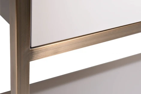 Стеллаж Garda Decor 58DB-SH16061A (Хром/Белый)