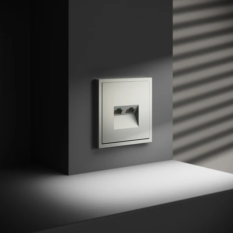 Розетка двойная Ethernet RJ-45 (сталь) Voltum S70 VLS060205