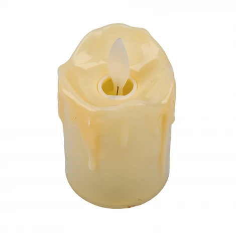 Фигура светодиодная «Свеча» на батарейках LR44 (в/к), в составе набора из 3 штук. 1 светодиод Uniel ULD-F063 WW CANDLE SET3