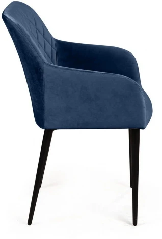 Стул с подлокотниками Robert, бархат синий 29 Top Concept ROBERT 74906