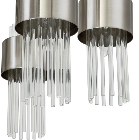 Подвесная люстра Garda 656/8PL E14*40W Satin nickel