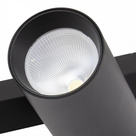 Трековый светильник однофазный светодиодный 220V 10W AM Group PLAIN CYLINDER AM588 10W 3000K BK