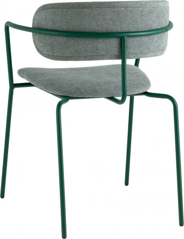 Стул Дженни букле зеленый каркас зеленый полуглянцевый муар Stool Group (арт.УТ000039181)