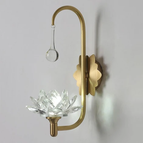 Настенное бра Lotos Wall Drop ImperiumLoft Lotos-Wall-Drop01 (140843-26) (220V, подвески, цветы)
